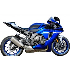TechSpec Tank Grip Five Piece Tank Pad Kit for the Yamaha YZF-R1 / YZF-R1M (2015+)